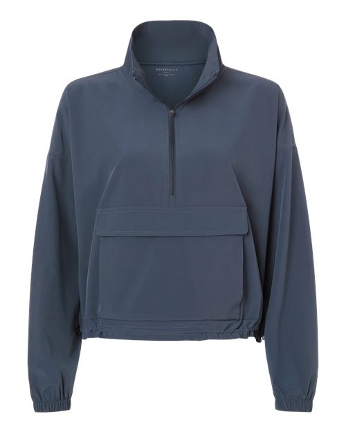 Boxercraft Women's Stretch Woven Quarter-Zip Pullover BW5204