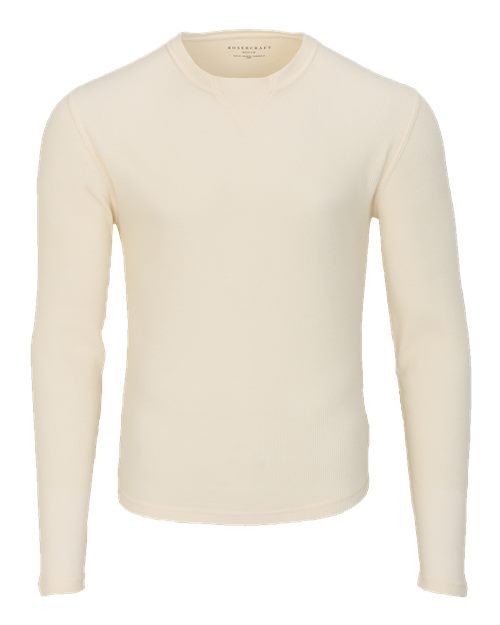 Boxercraft Men's Waffle Knit Long Sleeve T-Shirt BM3103