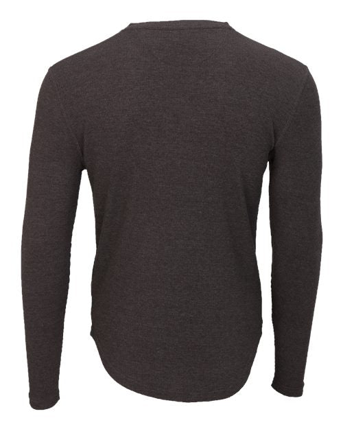 Boxercraft Men's Waffle Knit Long Sleeve T-Shirt BM3103