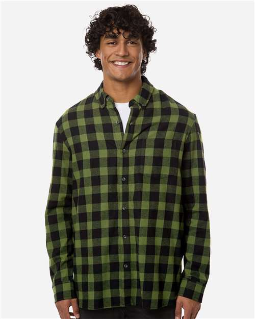 Boxercraft Men's Flannel Button Down Shirt BU7401