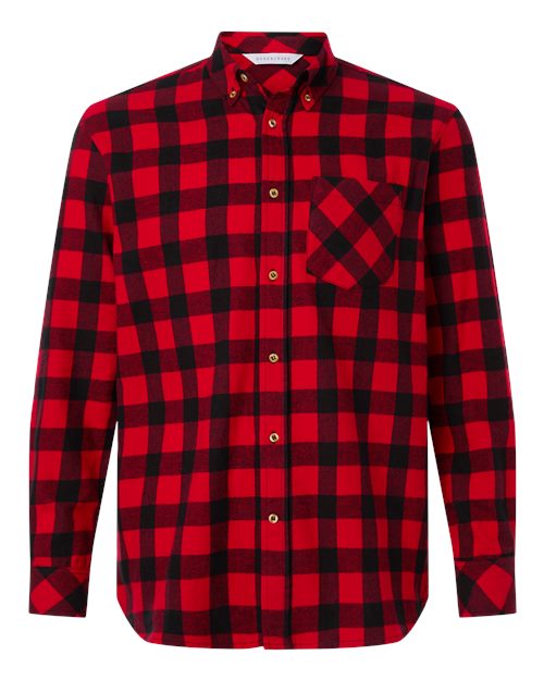 Boxercraft Men's Flannel Button Down Shirt BU7401