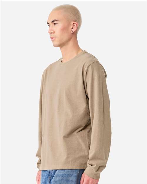 BELLA + CANVAS Unisex Heavyweight Garment-Dyed Long Sleeve Tee 4851GD