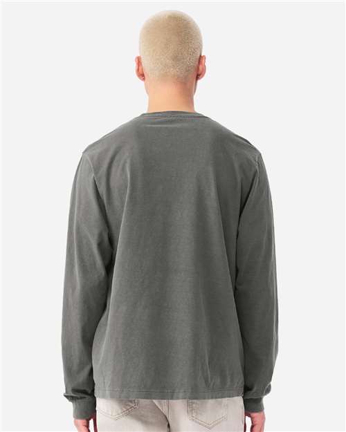 BELLA + CANVAS Unisex Heavyweight Garment-Dyed Long Sleeve Tee 4851GD