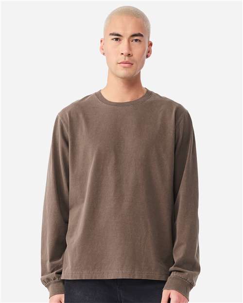 BELLA + CANVAS Unisex Heavyweight Garment-Dyed Long Sleeve Tee 4851GD