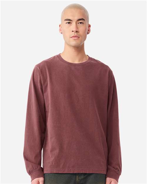 BELLA + CANVAS Unisex Heavyweight Garment-Dyed Long Sleeve Tee 4851GD