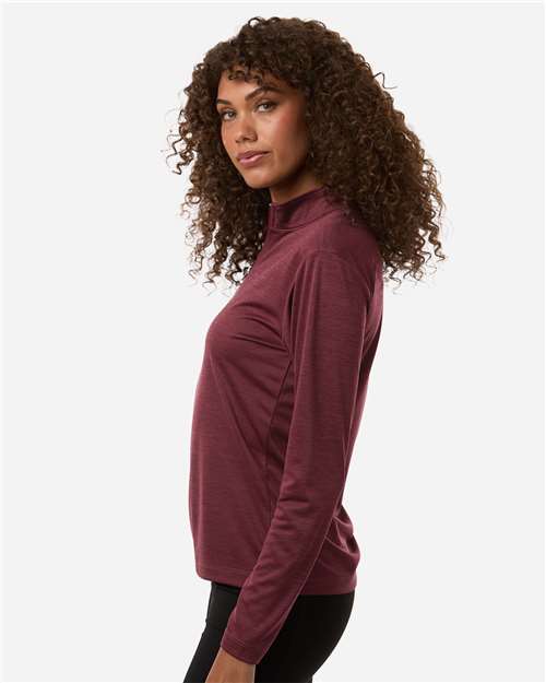 AllPro Women's Pro-Lock Performance Mélange Quarter-Zip Pullover 4HM70L