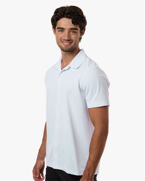 AllPro Men's Pro-Flex Sorona® Button Down Short Sleeve Shirt 41SPSS