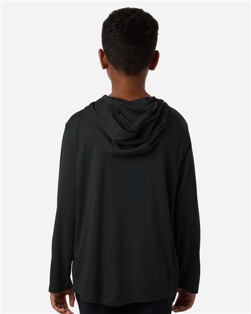 AllPro Youth Pro-Lock Performance Hooded Long Sleeve T-Shirt 48510Y