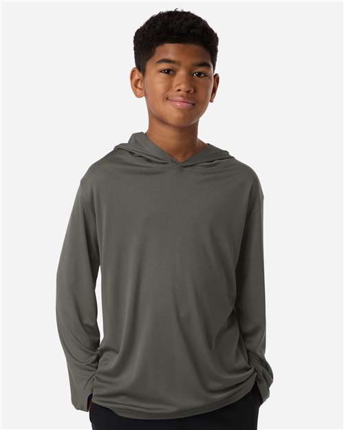 AllPro Youth Pro-Lock Performance Hooded Long Sleeve T-Shirt 48510Y