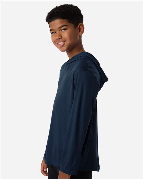 AllPro Youth Pro-Lock Performance Hooded Long Sleeve T-Shirt 48510Y