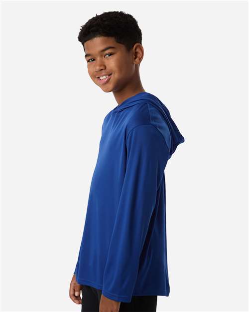 AllPro Youth Pro-Lock Performance Hooded Long Sleeve T-Shirt 48510Y