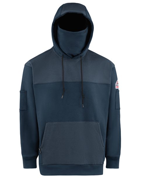 Bulwark Men's Flame-Resistant Fleece Hooded Sweatshirt SMM4