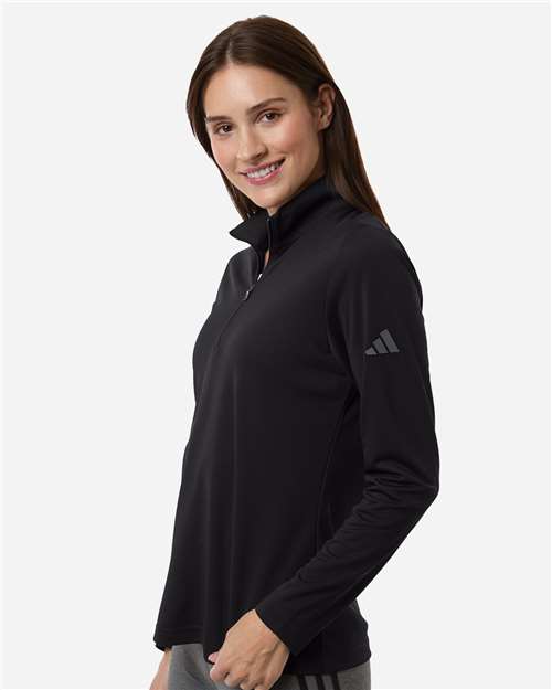 Adidas Women's Lightweight Quarter-Zip Pullover A400