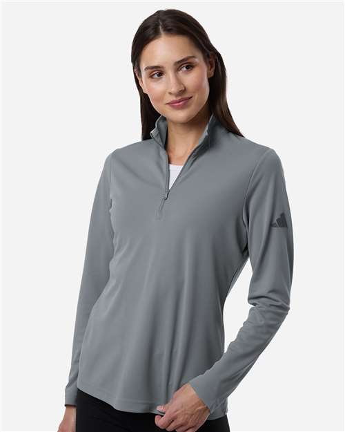 Adidas Women's Lightweight Quarter-Zip Pullover A400