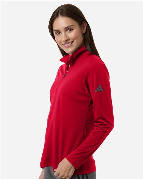 Adidas Women's Lightweight Quarter-Zip Pullover A400