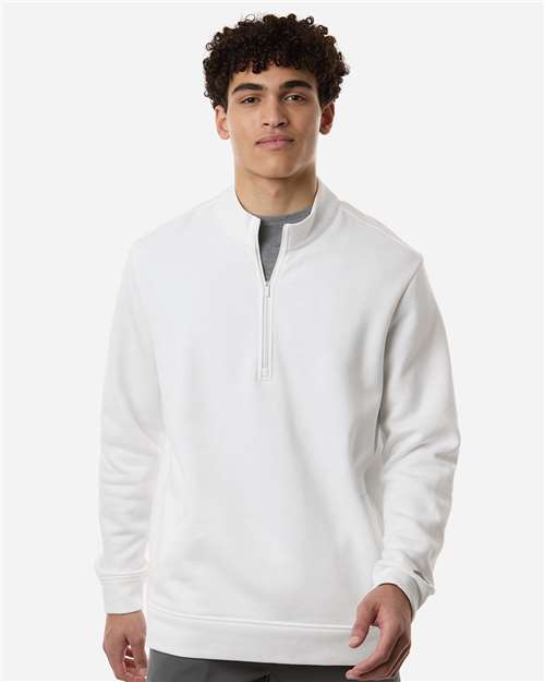 Adidas Men's Elevated Fleece Quarter-Zip Pullover A721