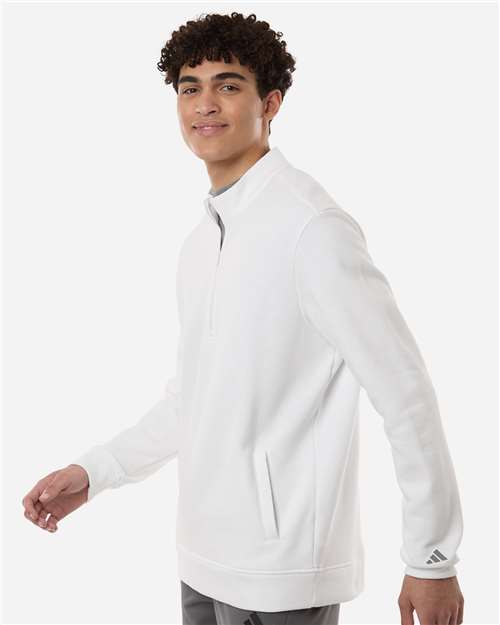 Adidas Men's Elevated Fleece Quarter-Zip Pullover A721