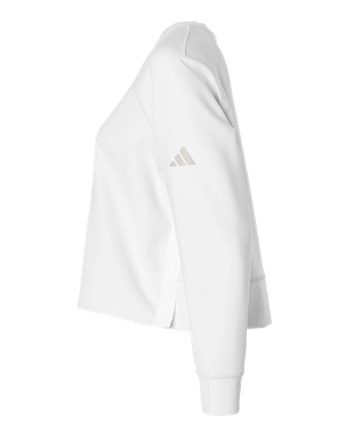 Adidas Women's Beyond Side-Snap Crewneck Sweatshirt A1014
