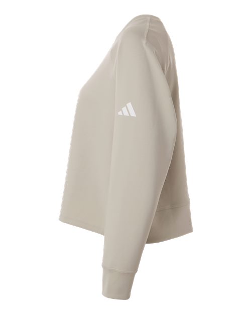 Adidas Women's Beyond Side-Snap Crewneck Sweatshirt A1014