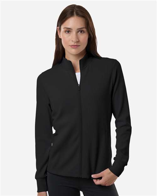 Adidas Women's Performance Textured Full-Zip Jacket A1015
