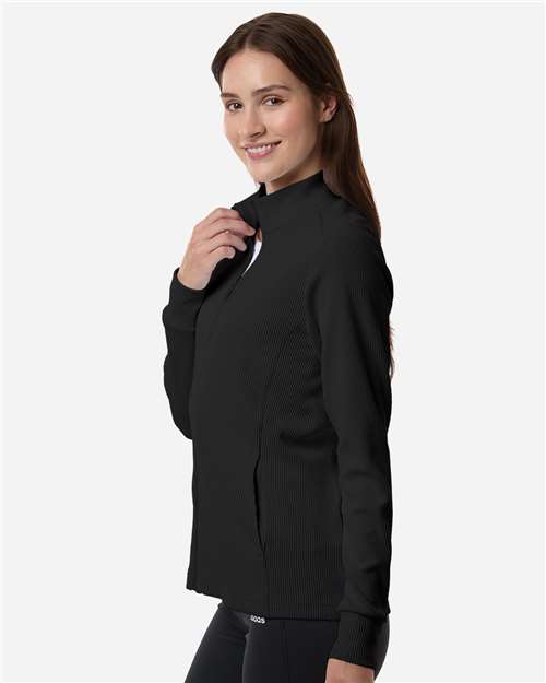 Adidas Women's Performance Textured Full-Zip Jacket A1015