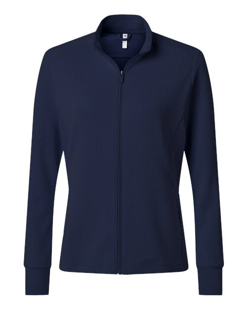 Adidas Women's Performance Textured Full-Zip Jacket A1015