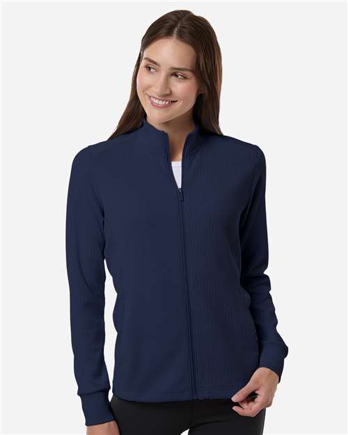 Adidas Women's Performance Textured Full-Zip Jacket A1015