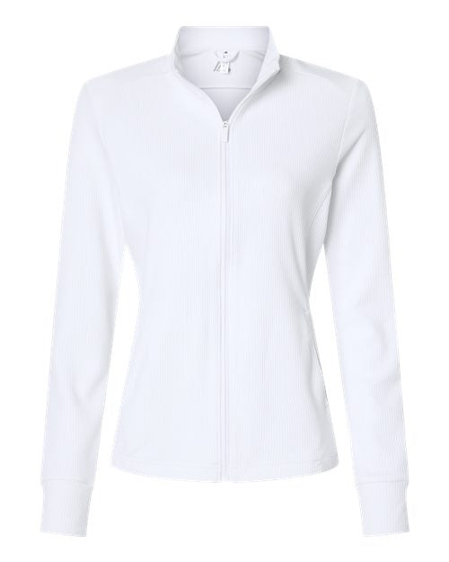 Adidas Women's Performance Textured Full-Zip Jacket A1015