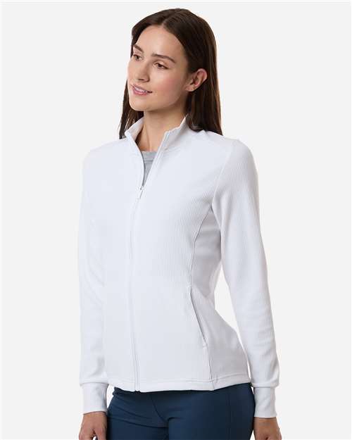 Adidas Women's Performance Textured Full-Zip Jacket A1015