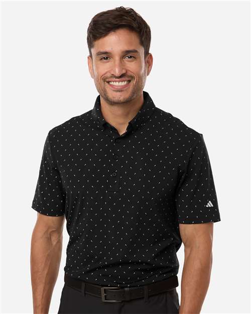 Adidas Men's Ultimate365 Micro Print Polo A2028