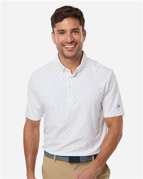 Adidas Men's Ultimate365 Micro Print Polo A2028