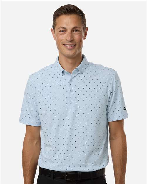 Adidas Men's Ultimate365 Micro Print Polo A2028