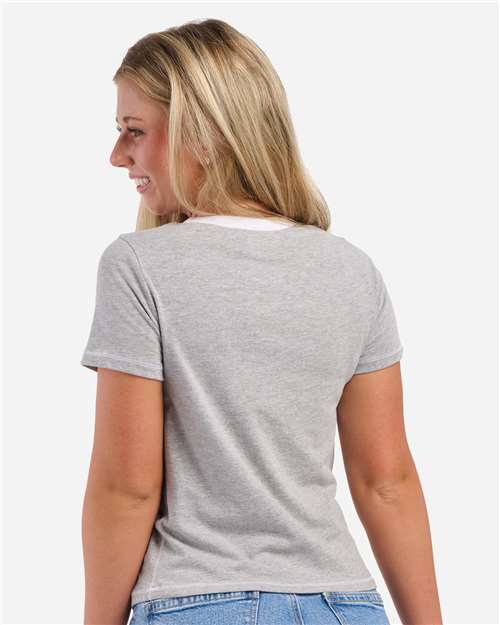 Boxercraft Women's Contrast Stitch Baby Tee BW2106