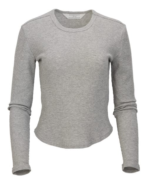 Boxercraft Women's Waffle Knit Baby Long Sleeve T-Shirt BW3103