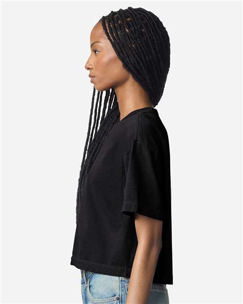 American Apparel Women's Garment-Dyed Heavyweight Cropped Tee 1302GD