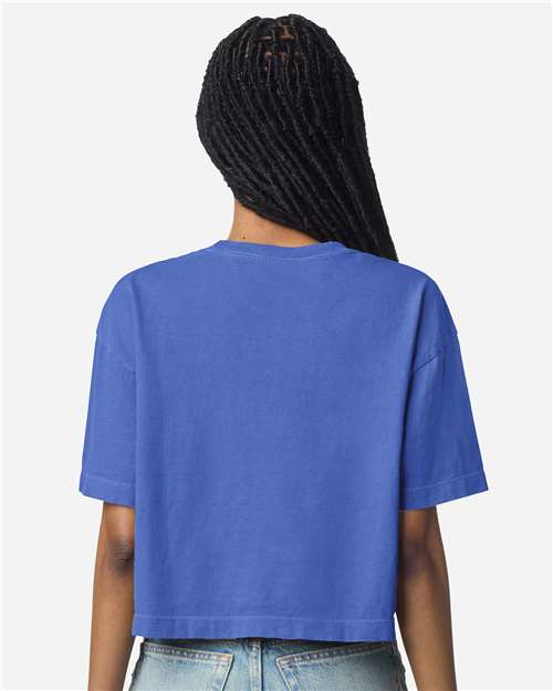American Apparel Women's Garment-Dyed Heavyweight Cropped Tee 1302GD
