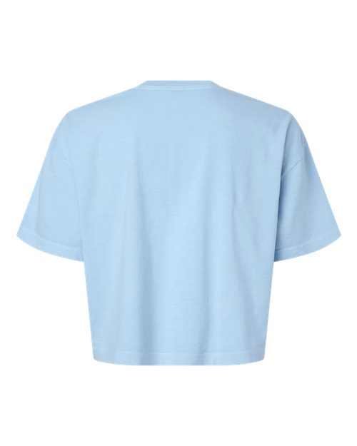American Apparel Women's Garment-Dyed Heavyweight Cropped Tee 1302GD