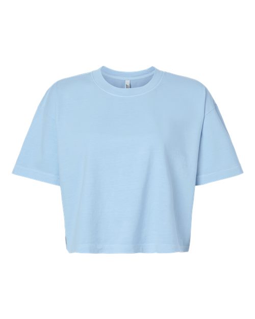 American Apparel Women's Garment-Dyed Heavyweight Cropped Tee 1302GD