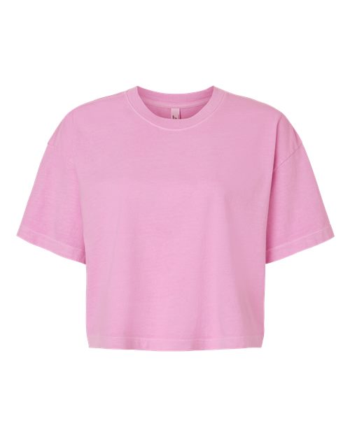 American Apparel Women's Garment-Dyed Heavyweight Cropped Tee 1302GD