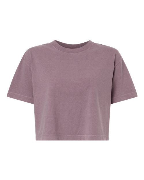 American Apparel Women's Garment-Dyed Heavyweight Cropped Tee 1302GD