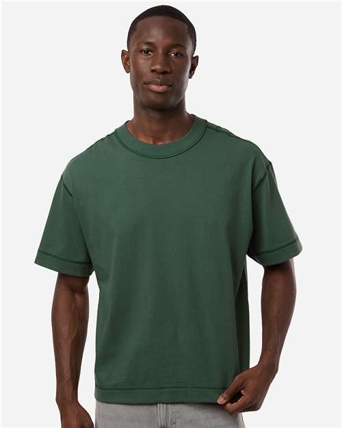 American Apparel Unisex Heavyweight Cotton Mid-Length Tee 13ML0