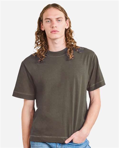 American Apparel Unisex Heavyweight Cotton Mid-Length Tee 13ML0