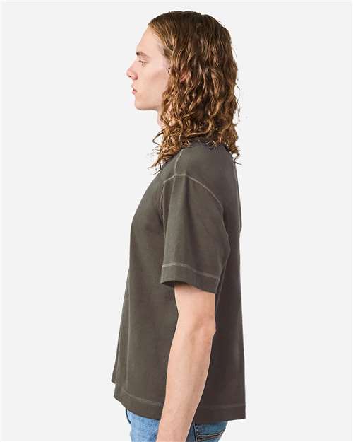American Apparel Unisex Heavyweight Cotton Mid-Length Tee 13ML0