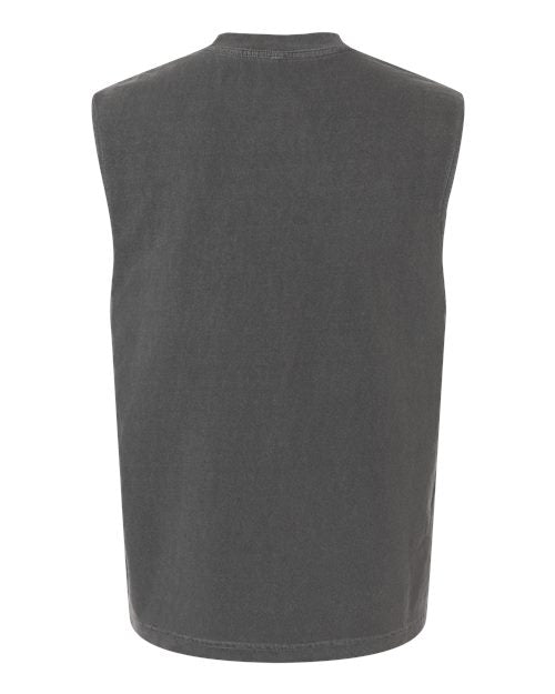 American Apparel Unisex Heavyweight Cotton Garment-Dyed Mid-Length Muscle Tee 207GD