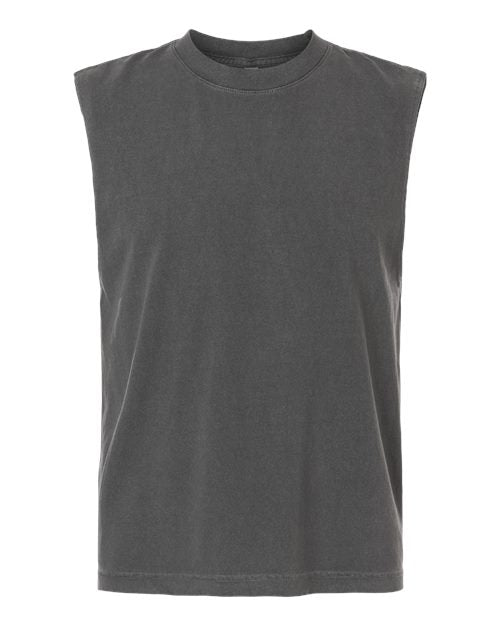 American Apparel Unisex Heavyweight Cotton Garment-Dyed Mid-Length Muscle Tee 207GD