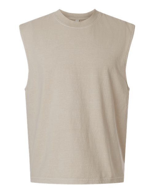 American Apparel Unisex Heavyweight Cotton Garment-Dyed Mid-Length Muscle Tee 207GD