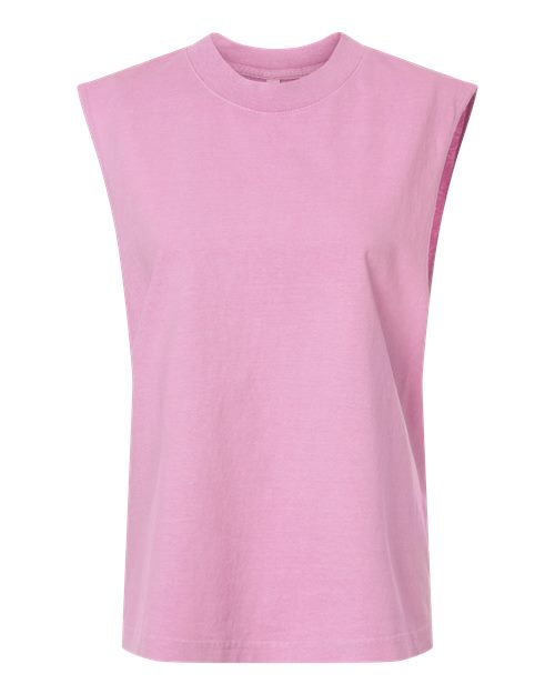 American Apparel Unisex Heavyweight Cotton Garment-Dyed Mid-Length Muscle Tee 207GD