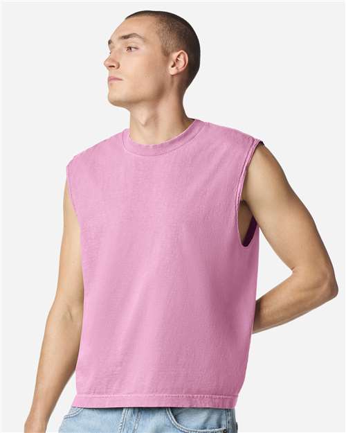 American Apparel Unisex Heavyweight Cotton Garment-Dyed Mid-Length Muscle Tee 207GD