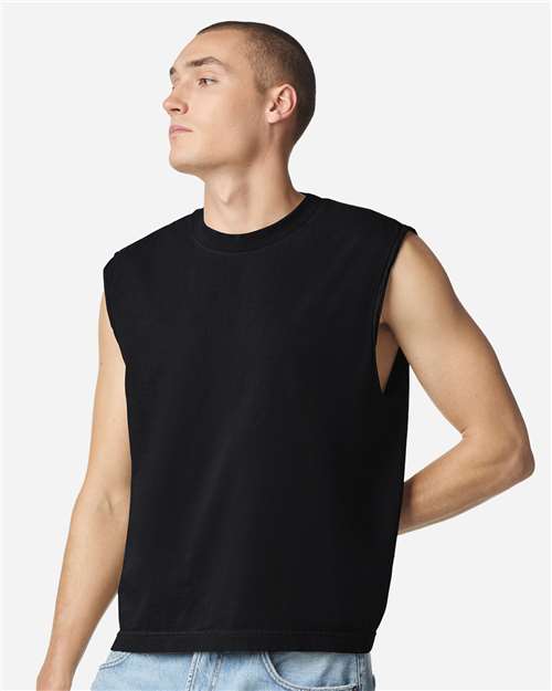 American Apparel Unisex Heavyweight Cotton Garment-Dyed Mid-Length Muscle Tee 207GD