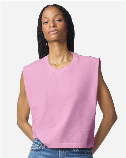 American Apparel Women's Garment-Dyed Heavyweight Muscle Tee 307GD